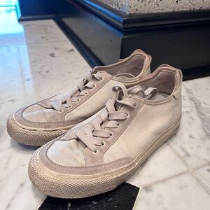 Converse Beige Canvas Sneakers